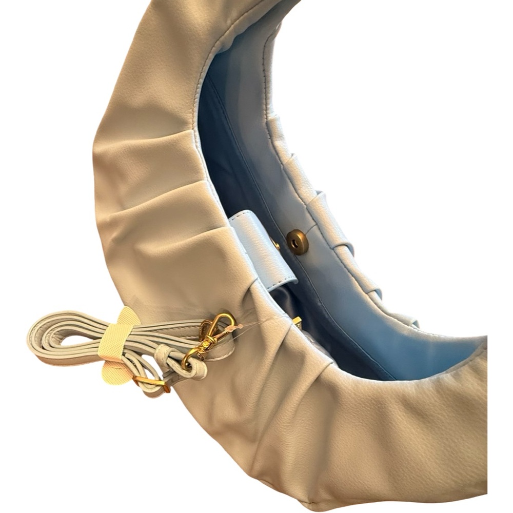 Large Crescent Crossbody (light Blue) - Picture 11 of 12